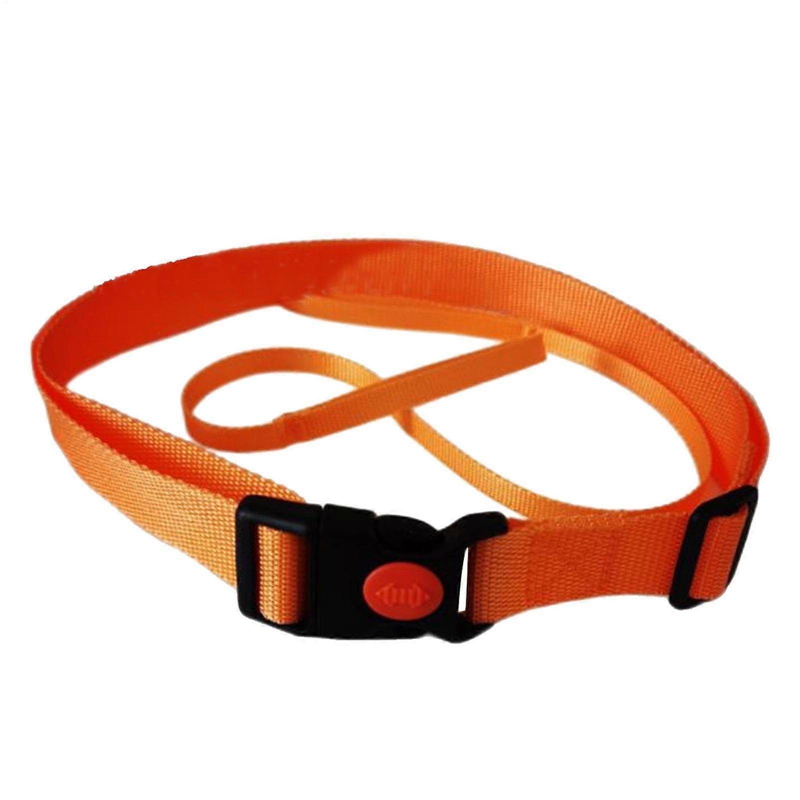 Swim Resistance Belt, Adjustable Webbing, For Adults And Kids, Pool Workouts, Water Fitness, Swim Improvement, Orange