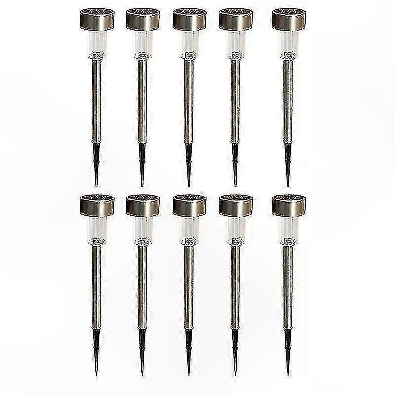 10 Pack Solar Pathway Lights with LED Technology
