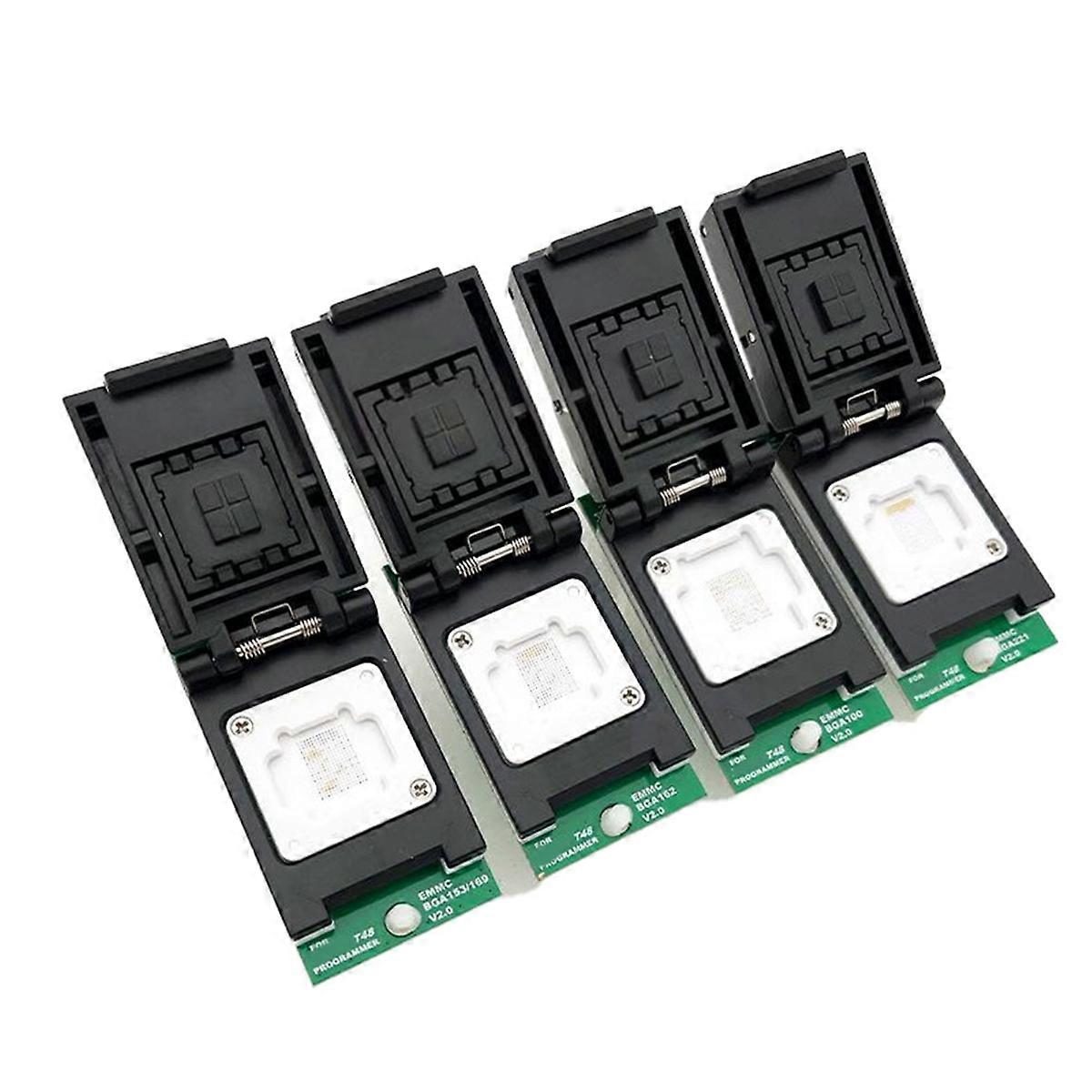 For EMMC BGA221 BGA153/169 BGA100 BGA162 Adapter Socket for T48 Programmer V2.0 Dual Head Probe Hol