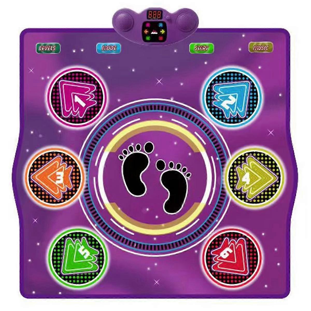 Electronic Dance Pad Wireless BT Dancing Mat Family Music Game Mat for Kids and Adults for Exercise & Games