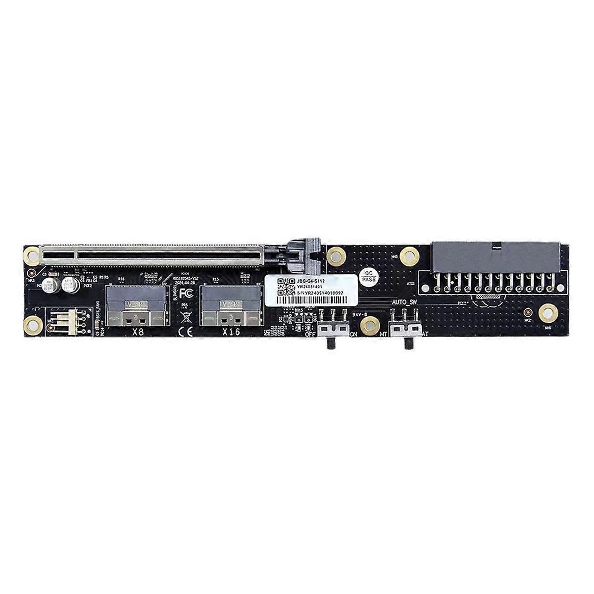 2Port SlimSAS External Card PCIe4.0 X16 Laptop to External Video Graphics Card PCIe4.0 X16 to SlimSAS 8654 PC Adapter