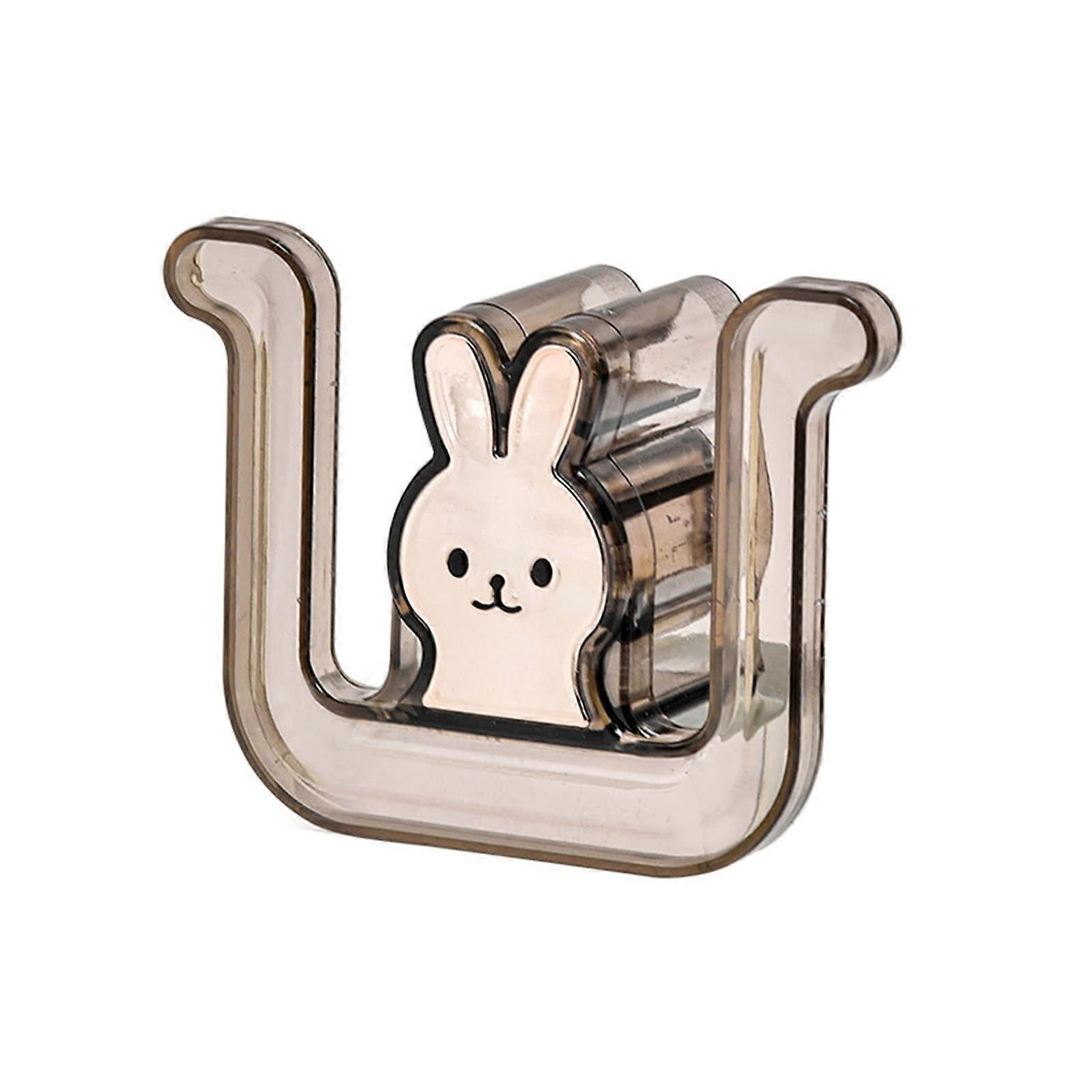 Slippers Rack Wall Mounted No Punching Coffee Color Rabbit Hook Shoe Organizer Drying Rack