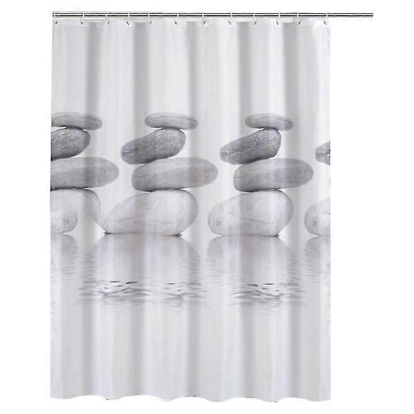 Waterproof 3D bathroom curtain, 180cmx180cm
