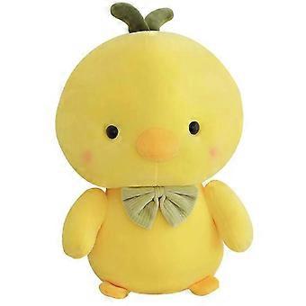 Plush Chick Stuffed Animal Toys Cuddly Soft Dolls Gifts Home Office Decorations Yellow 10 Inches