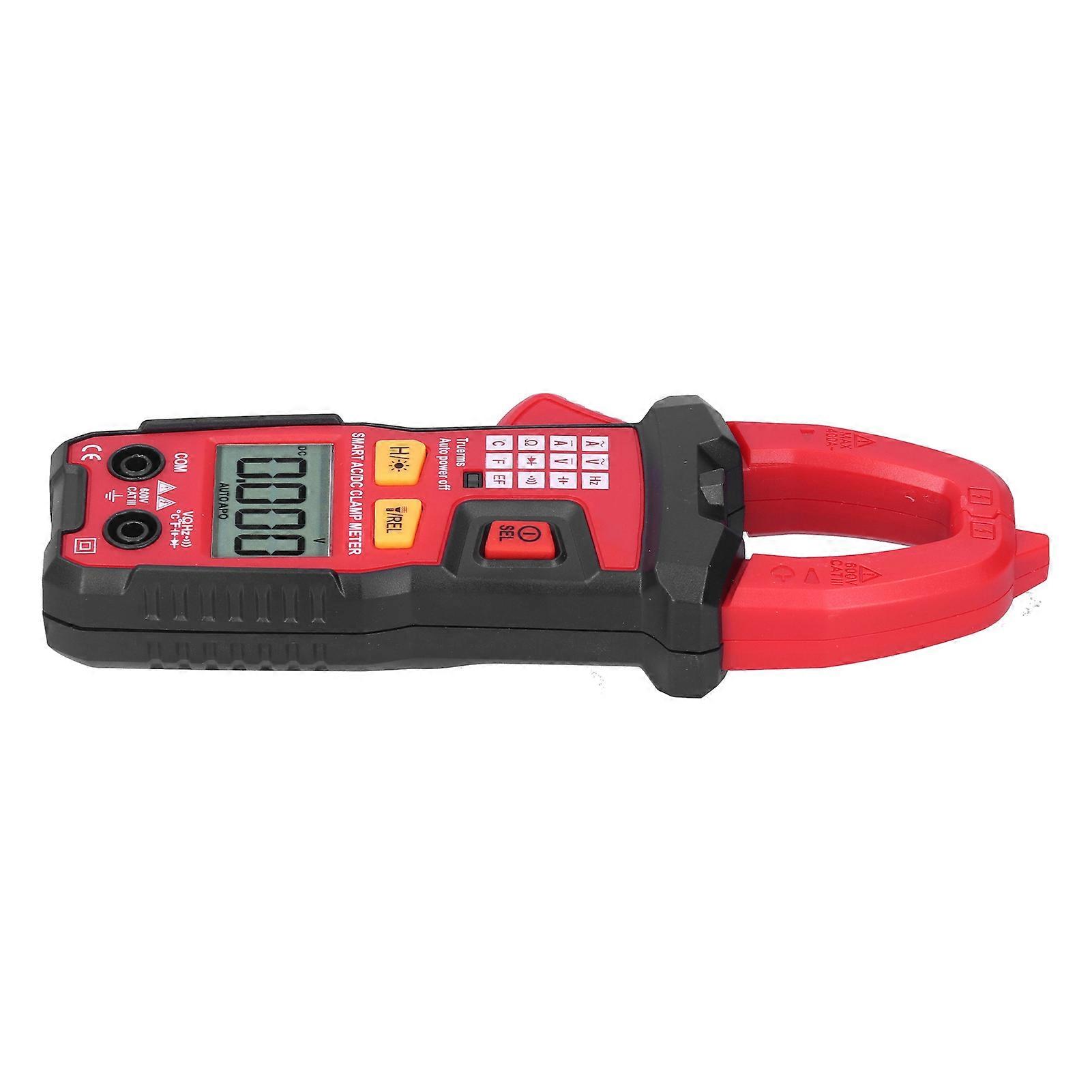 UA666D Smart Clamp Multimeter Automatic Identify AC DC Voltage Resistance Capacitance Tester