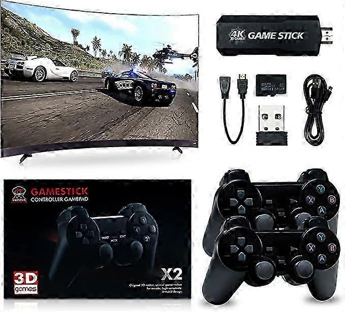 GD10 Retro Game Console 64G Built in 20,000+ Games, Dual 2.4G Wireless Controllers, Video Game Consoles for 4K TV HDMI Output with 20+ Emulators 2025