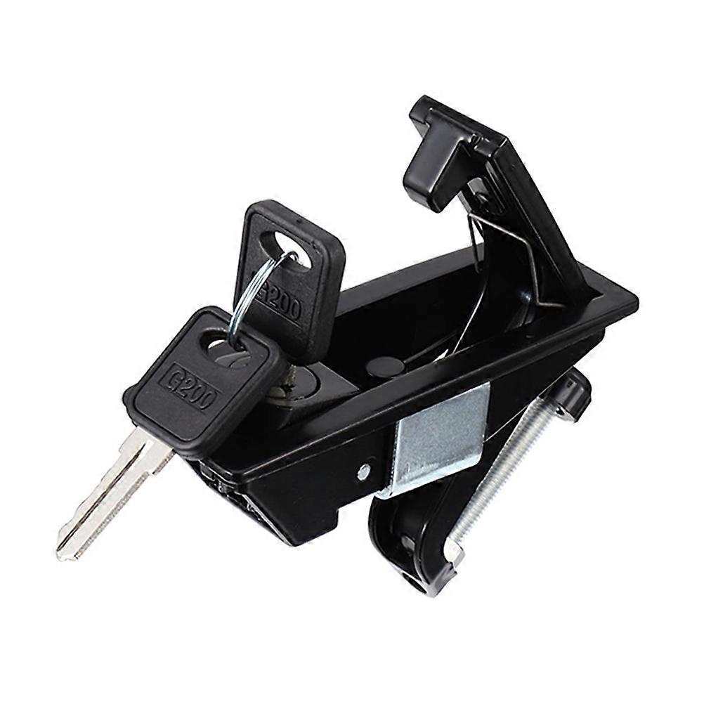 Hand Operated Compression Latch Lock for Cabinet Use Zinc Alloy Black