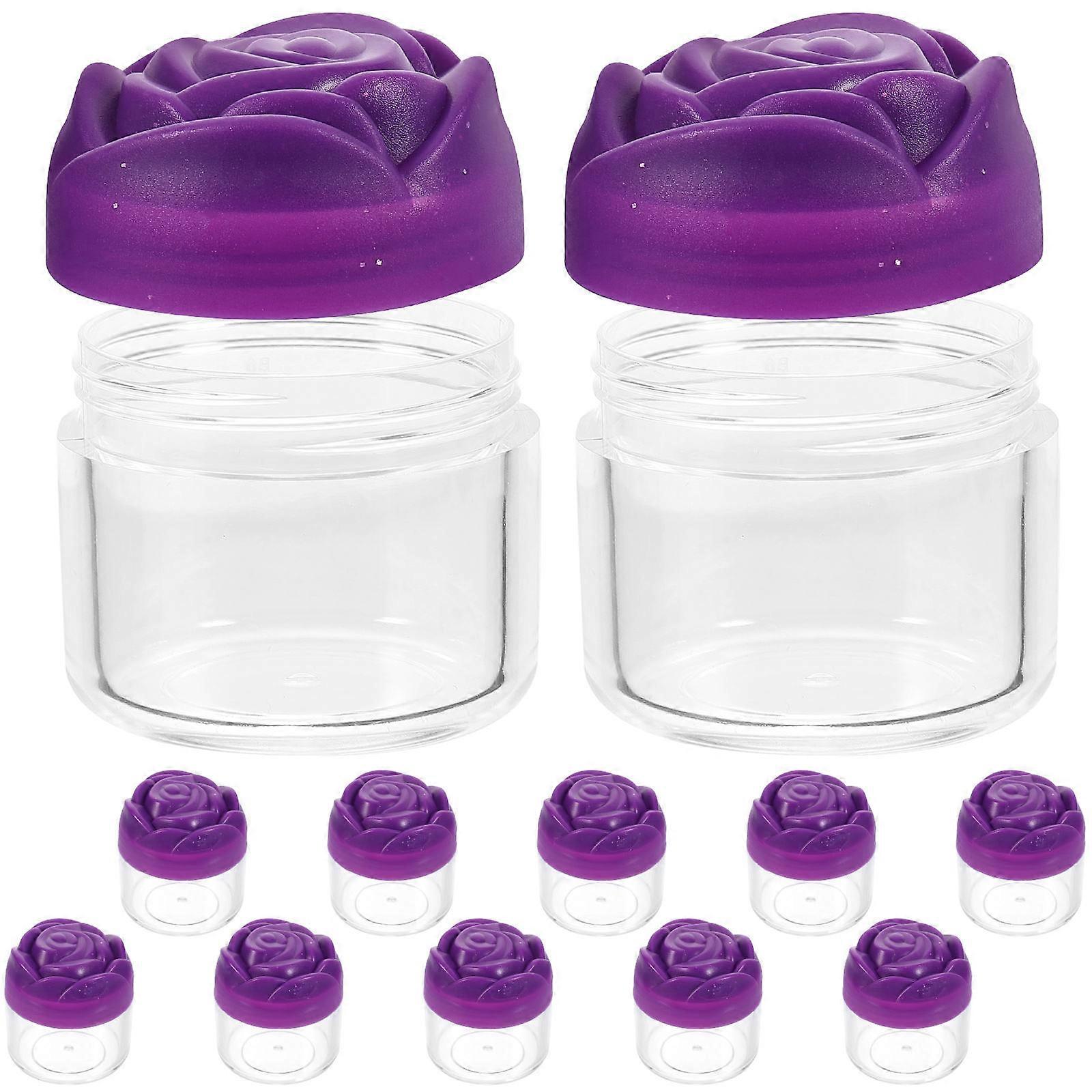 Skin Care Containers Cosmetic Jars for Storage 48Pcs Plastic Cream Jars