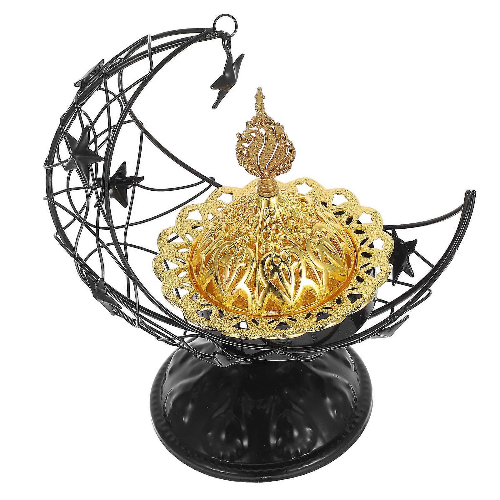 Middle Eastern Burner Metal Incense Burner for Eid Mubarak 4Pcs