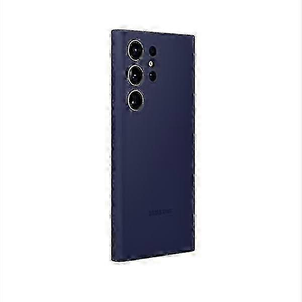 Soft silicone case Compatible with Galaxy S23 Ultra raised edge design