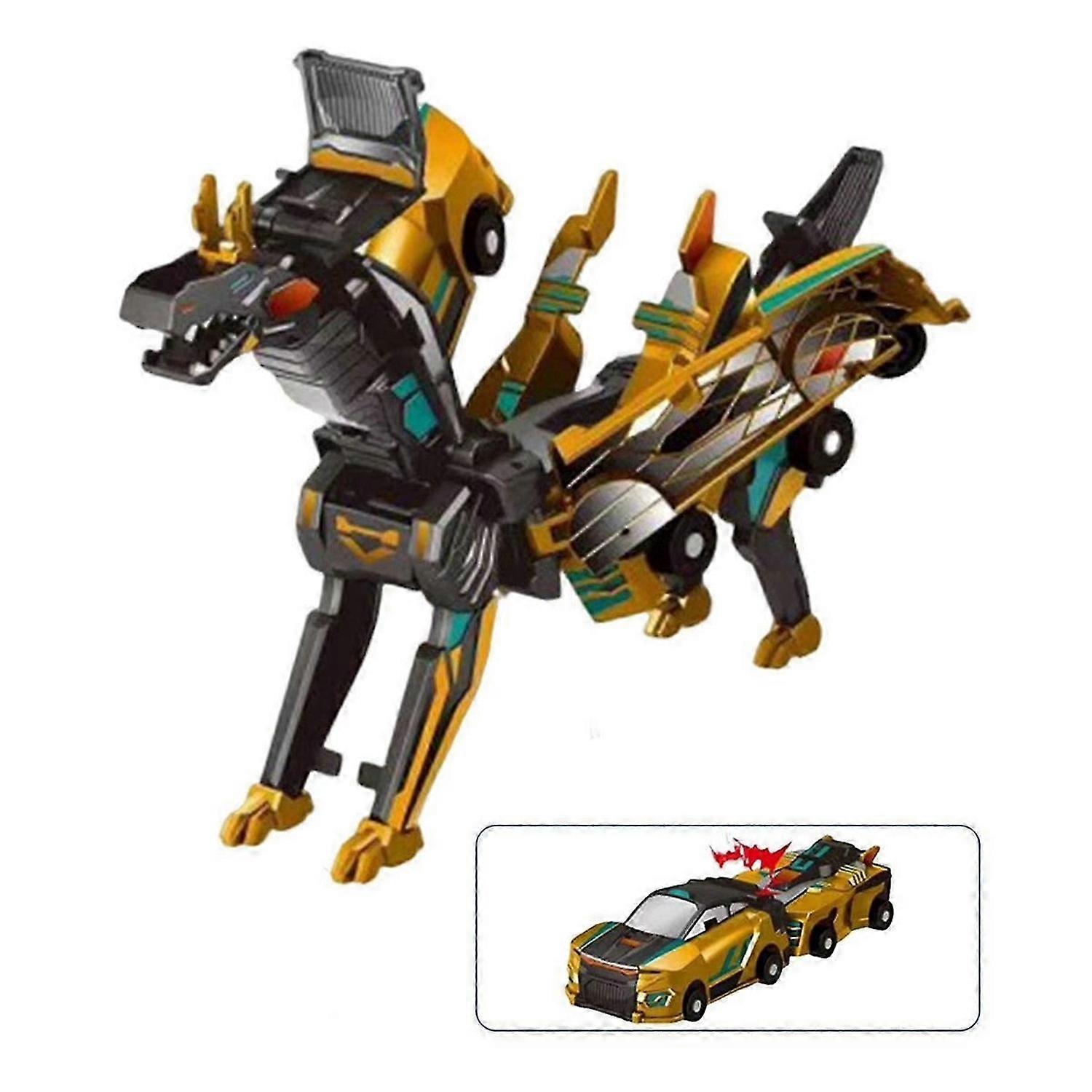 Magic Transformation Super Combination Car Toy 2 in 1 Kids Magnetic Collision Transforming Car Diy T