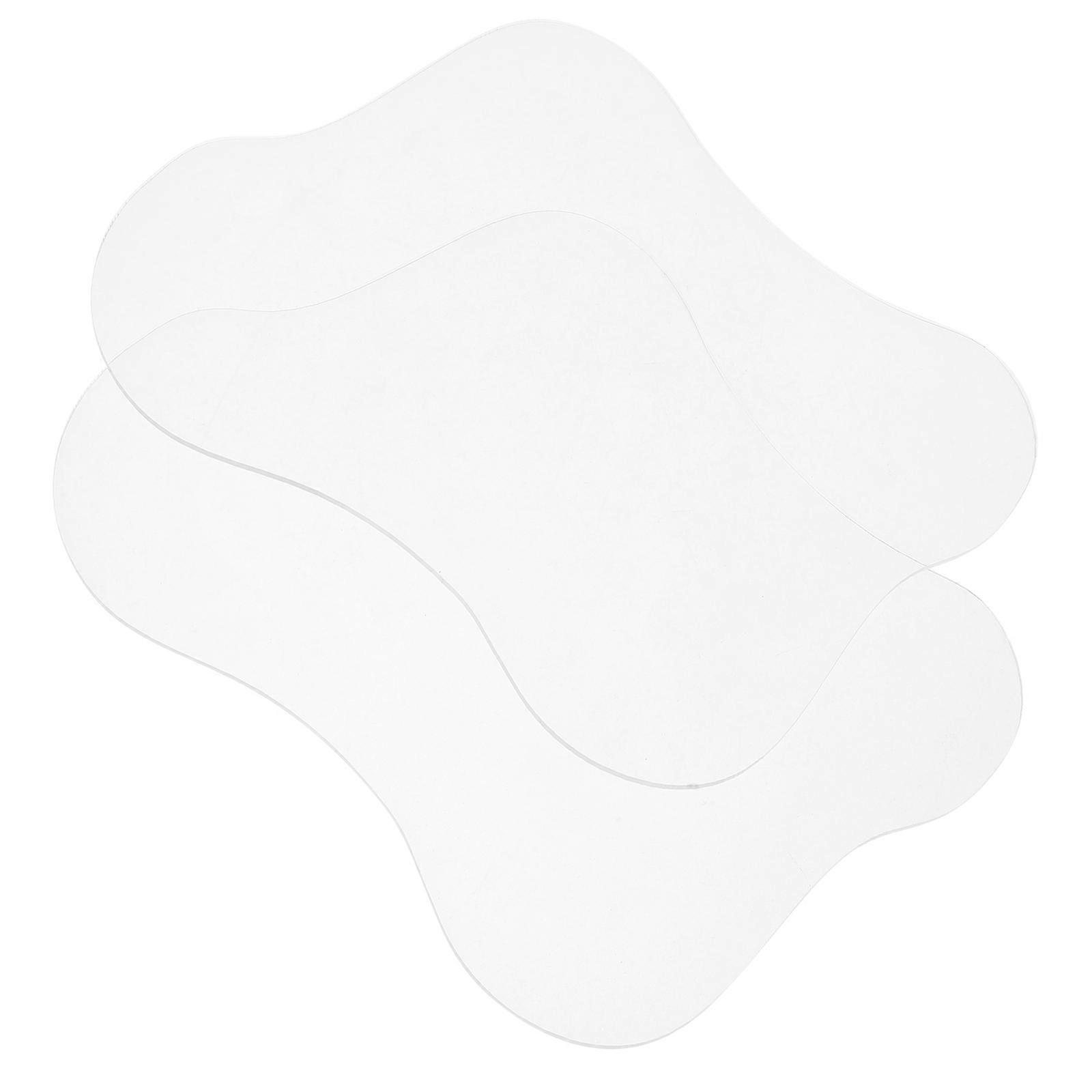 Acrylic Cup Coasters for Office Desk Use Waterproof 4Pcs Set