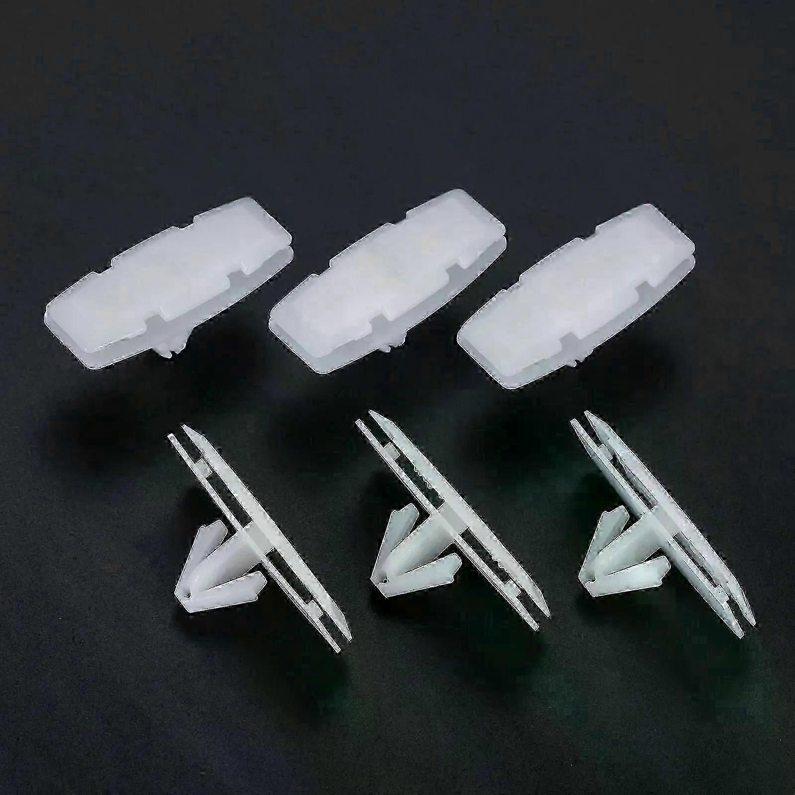 24Pcs/lot White Car Plastic Push Retainer Pin Rivet Fasteners Fender Flare Rocker Moulding Clip Suitable for Jeep Wrangler JL -