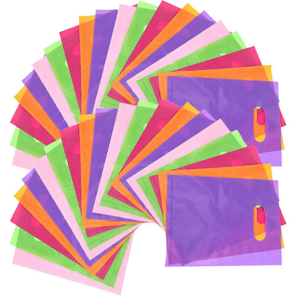 Party Favor Bags Plastic Candy Bag for Festival 500Pcs Assorted Color