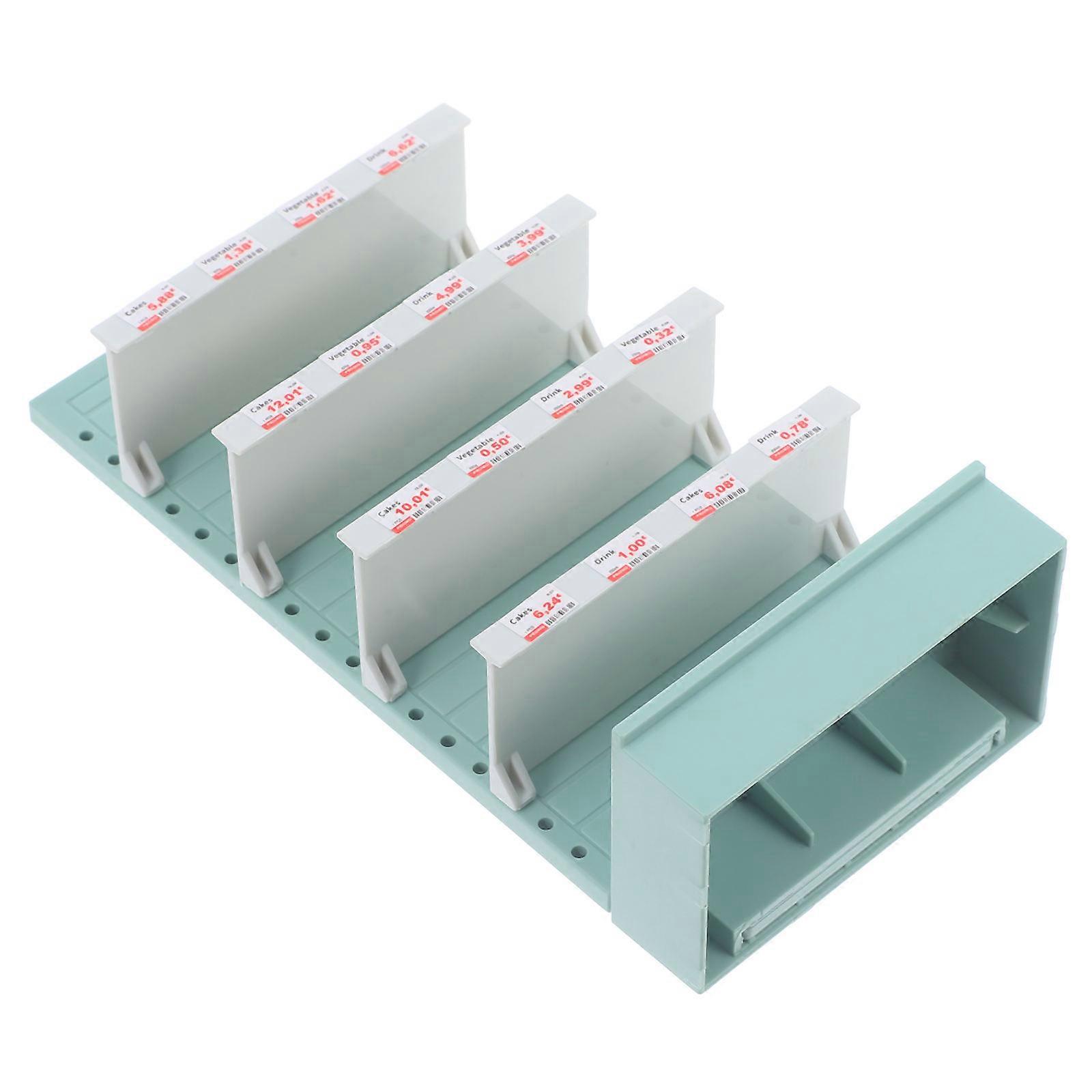 Miniature Shelf Ornament for Decoration Mini House Plastic Display Storage