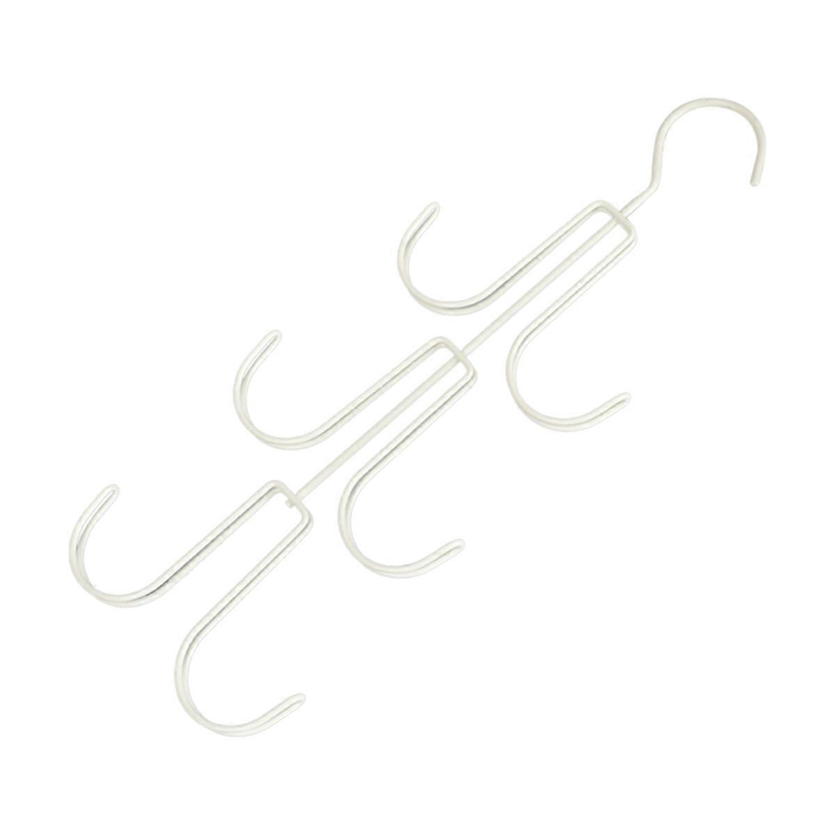 White Handbag Storage Hanger Metal Rotatable Hook