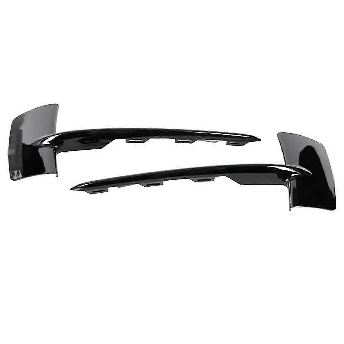 2 יחידות פגוש קדמי גריל תחתון לקצץ שחור עבור BMW F15 X5 2014-2018 51117325395 51117325396 רכב גישה