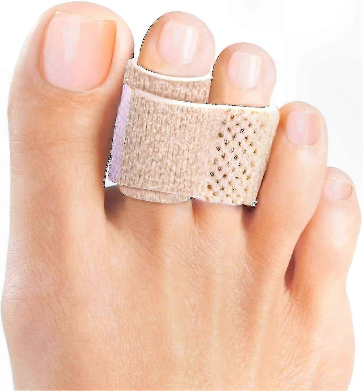 Toe Alignment System with 8 Straighteners for Fixing Bent Overlapping Toes