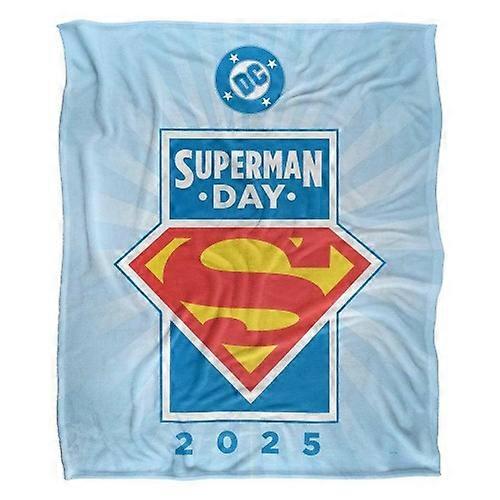 Couverture super douce avec logo soyeux Superman Superman Day 2025