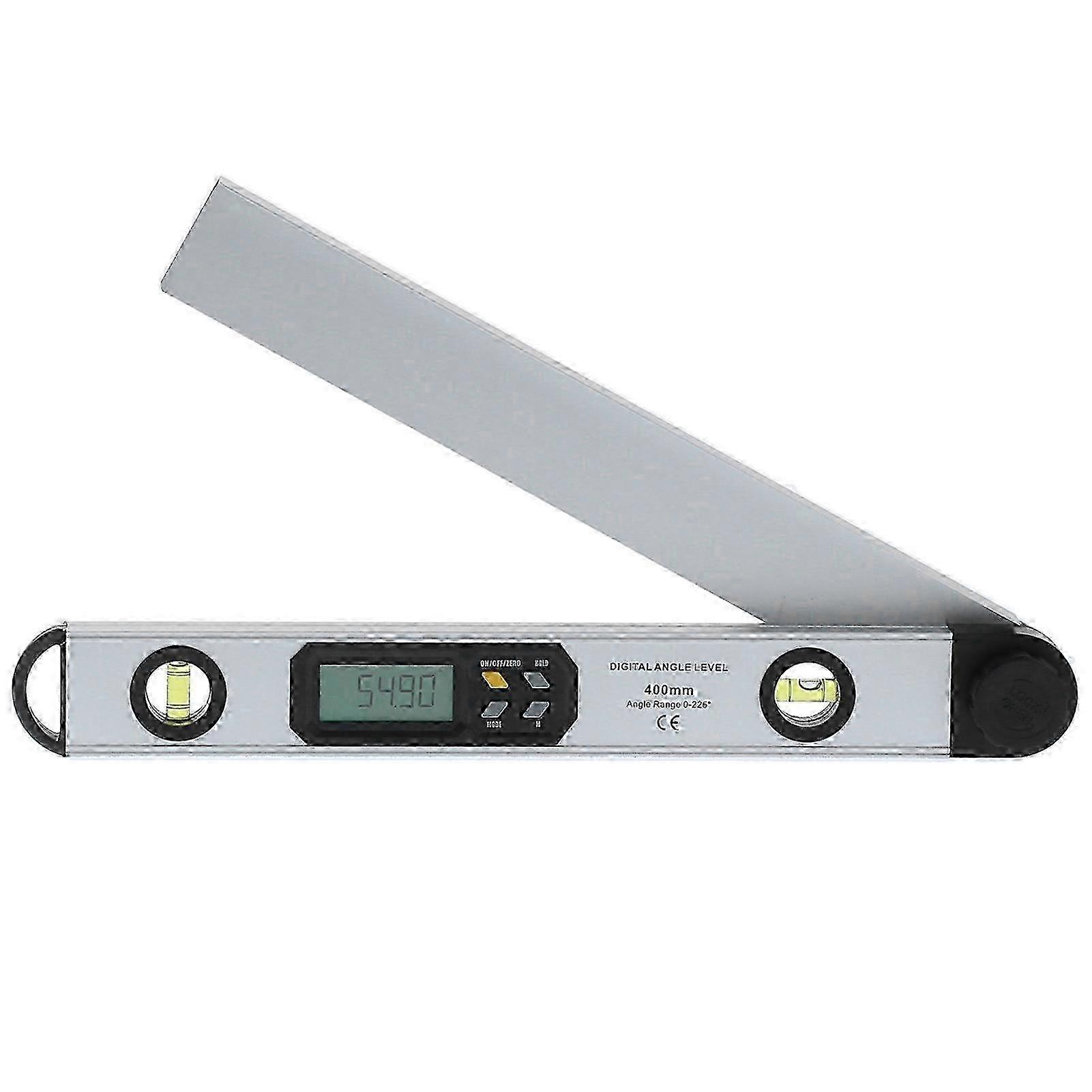 Digital Angle Ruler 2in LED Electronic Level Protractor Measuring Tool 400mm with Bag 2025