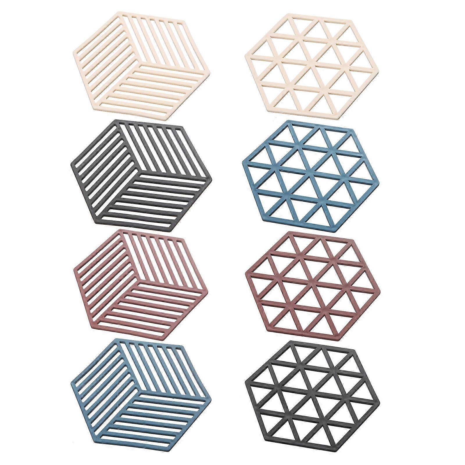 Heat Resistant Trivet For Hot Pot Pan With Ventilated Design And Nonslip Base Nonslip Tableware Protectors Multicolor