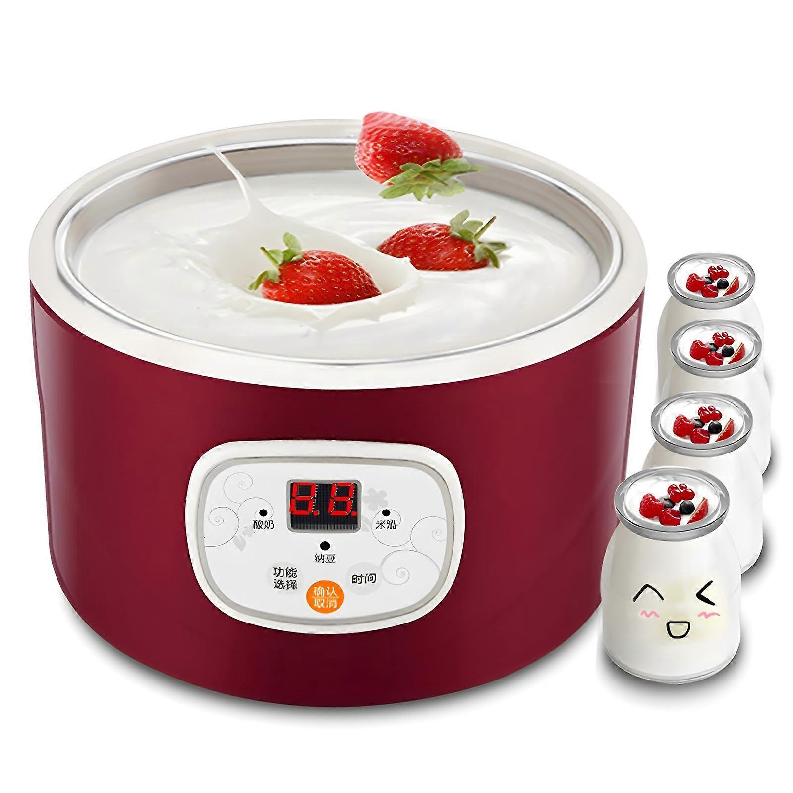 Yogurt Maker Machine, Compact Greek Yogurt Maker, Temperature Control, For Home Organic Yogurt, Natto And Rice Wine