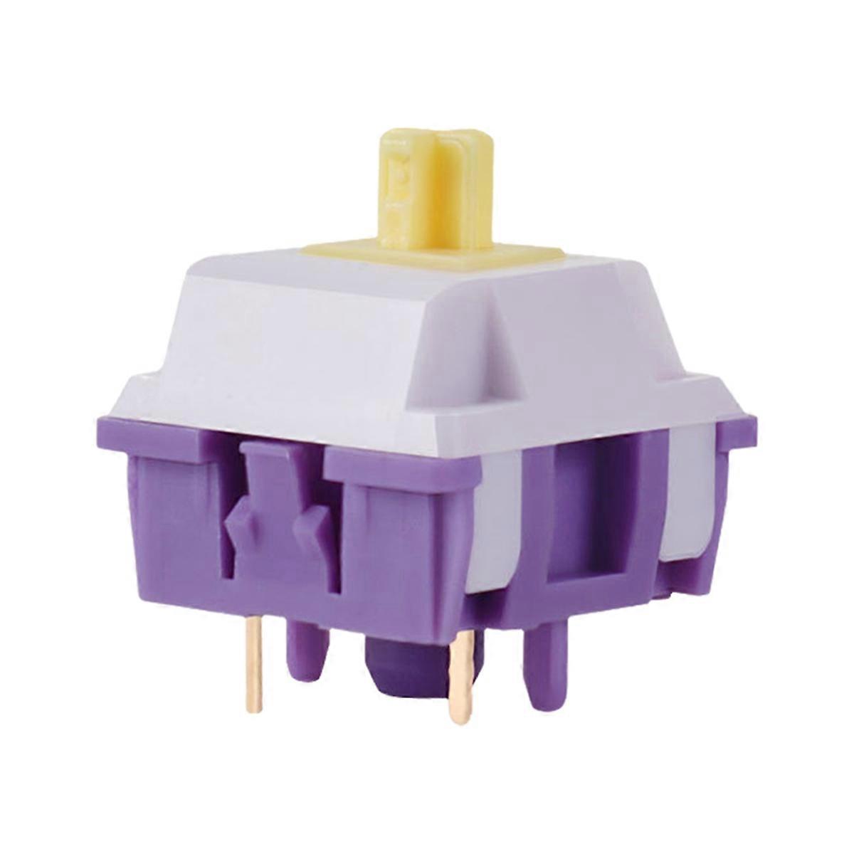 45PCS Hyacinth V1 Switch 5 Pin Linear Switches Hot-Swap HIFI Sound for DIY Mechanical Keyboard