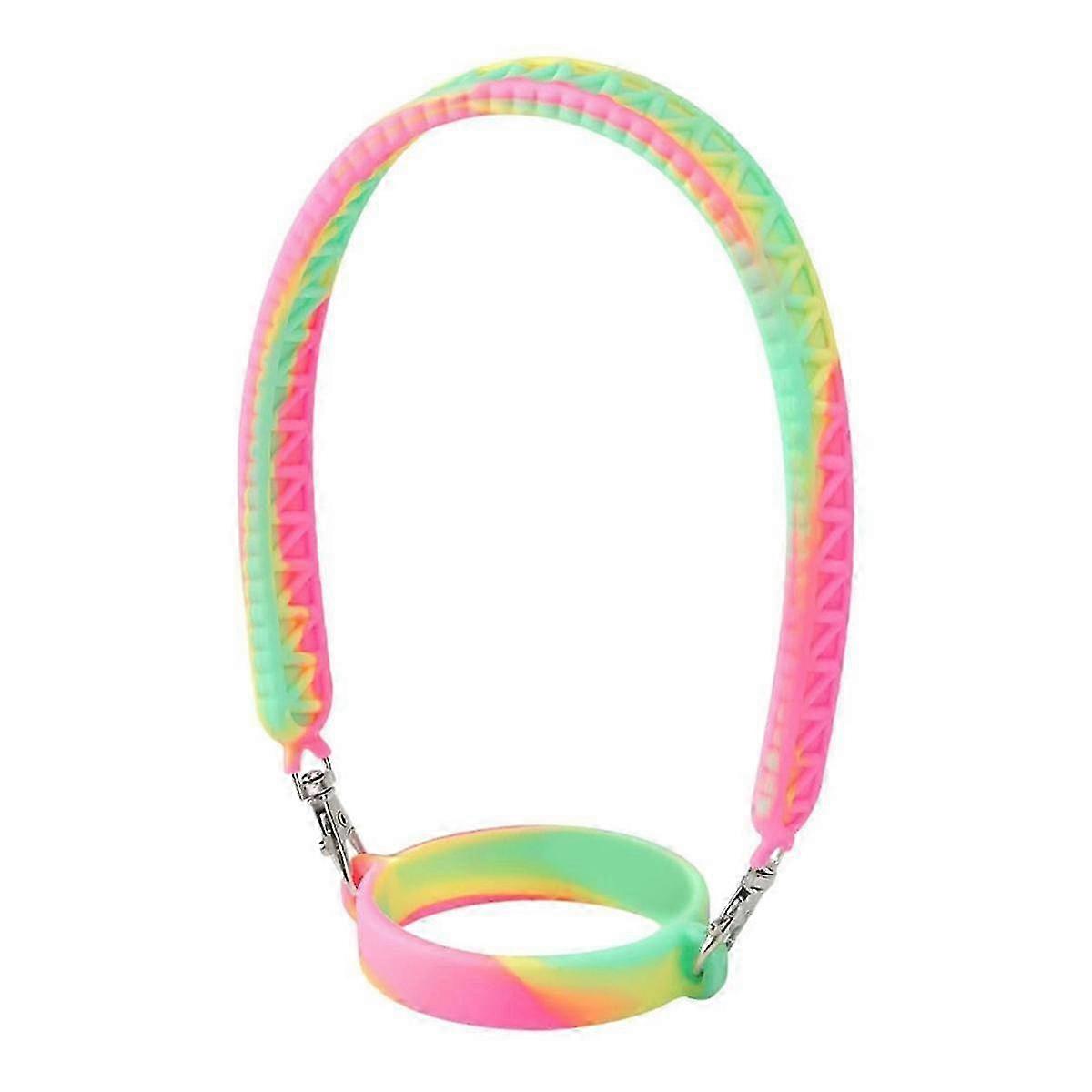 Water Bottle Handle Fit 8-40 Oz Bottle, Silicone Water Bottle Handle Strap, Elastic Water Bottle St