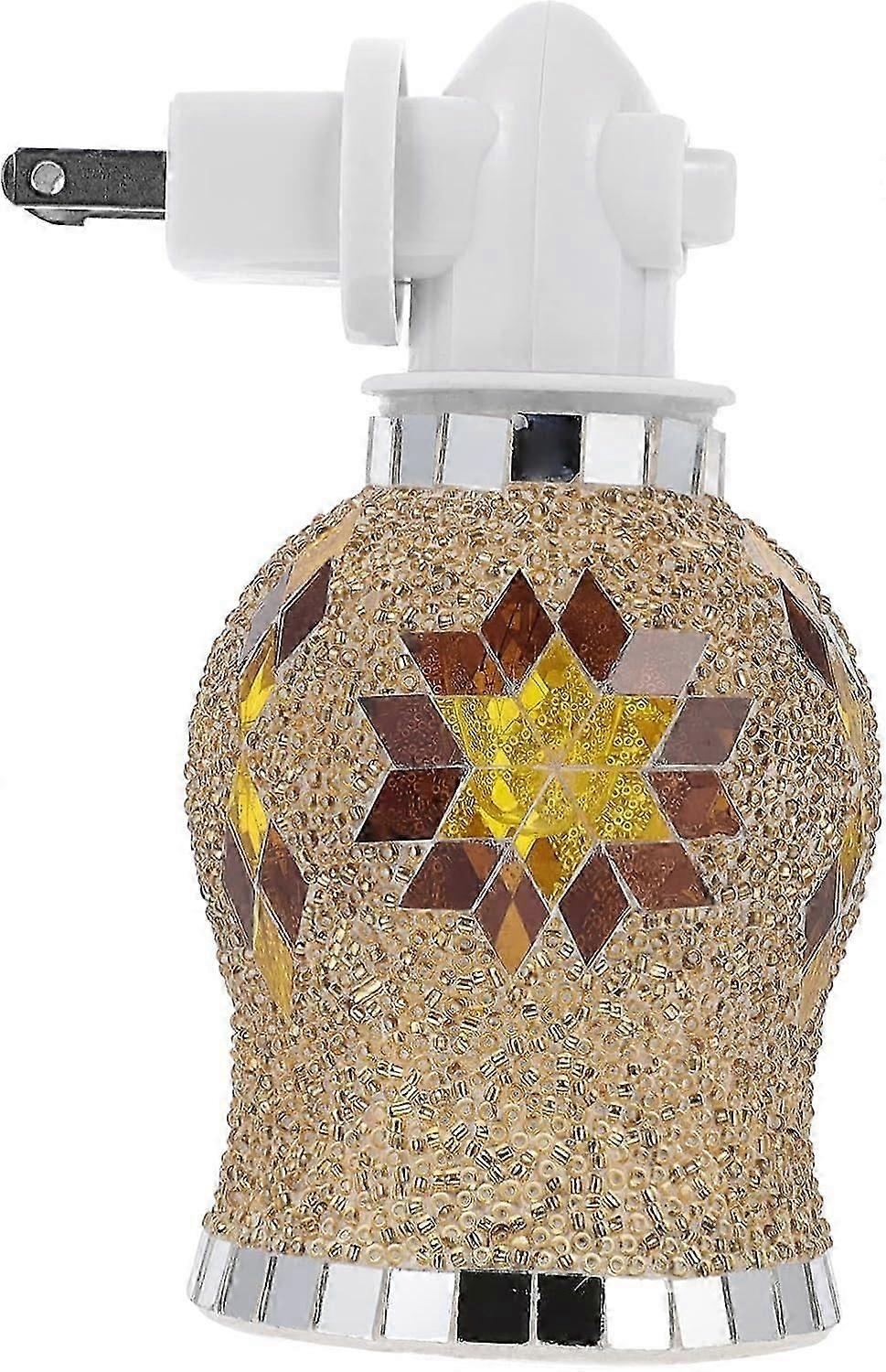 Electric Candle Warmer with Snowflake Night Light for Aromatherapy in Home and Office