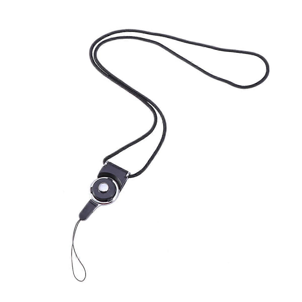 Phone Shell Rope Dual Use Detachable Hanging Mobile Phone Shell Rope Black