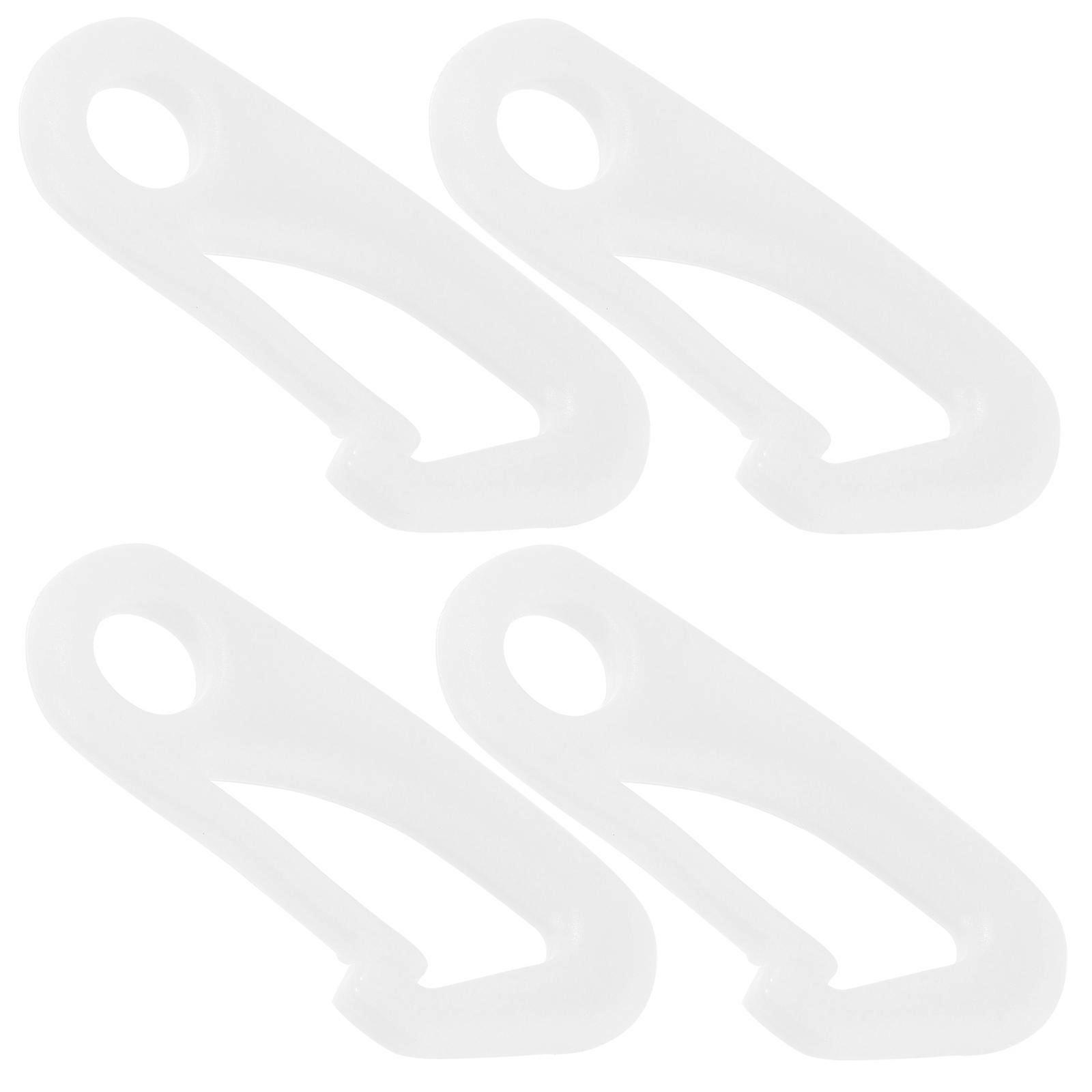 Outdoor Nylon Flagpole Buckle Hook for Flag Securing 4Pcs Plastic Material