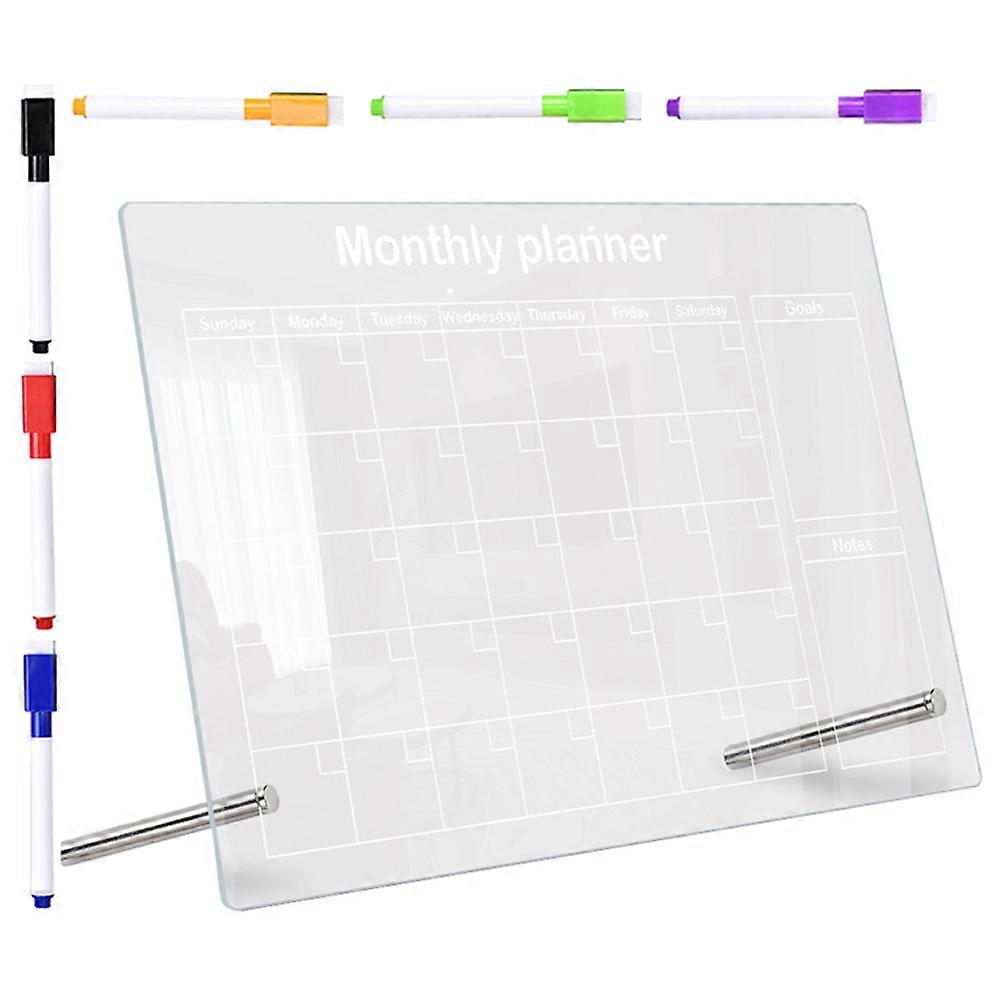 Acrylic Memo Board Desktop Decoration Message Board For Home Use Gentle 30X20CM Erasable 5 Sets