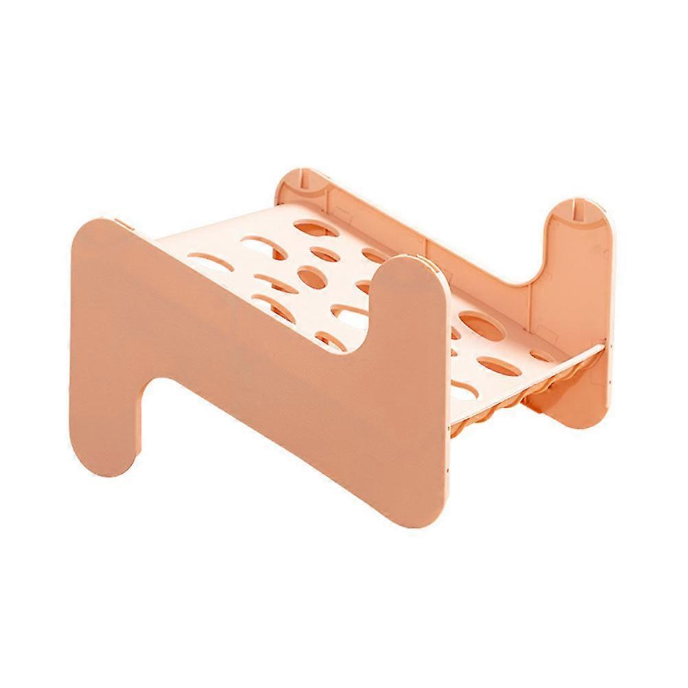 Plastic Shoe Rack for Storage Use 1Pcs Pink Shoe Organizer