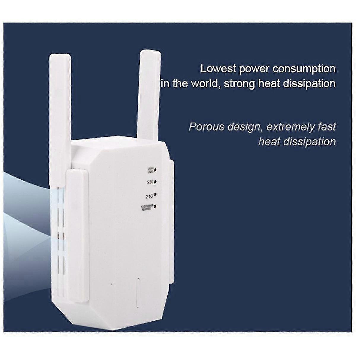 1200M WiFi Repeater Wireless WIFI Signal Extender 5G Network Amplifier Long Range WiFi Router EU Pl