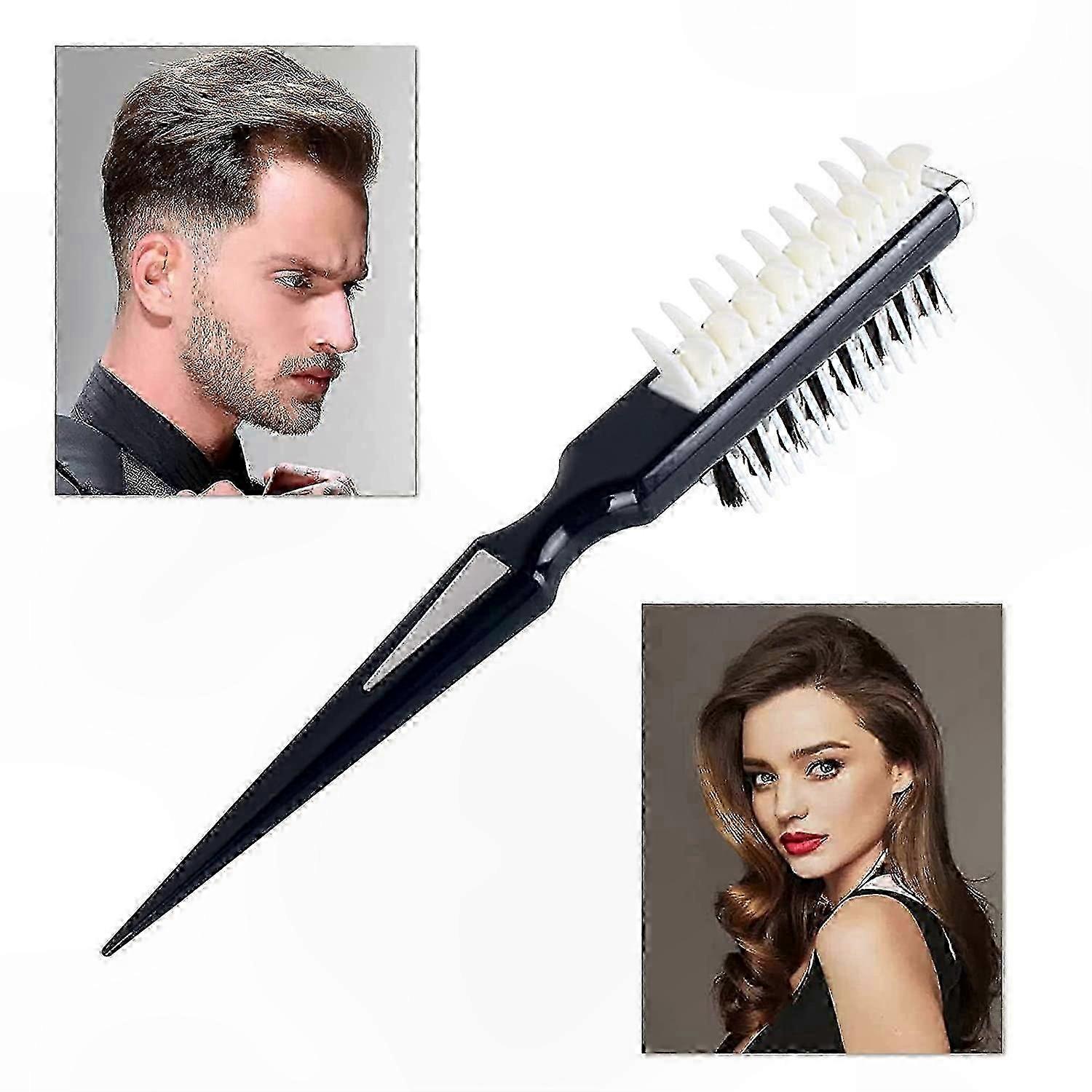 Anti-Static Styling Comb for All Hair Types, Detangling and Volume Boost, Portable Design for Men and Women