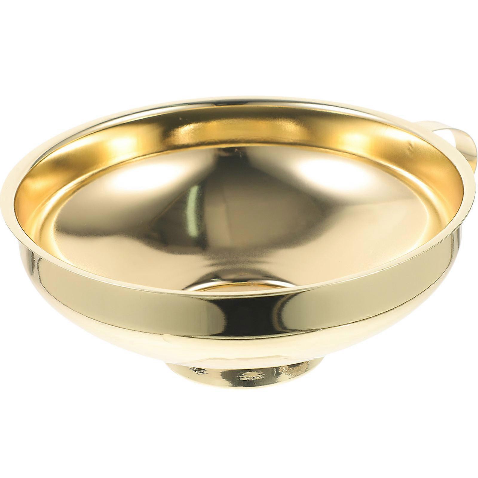 Metal Canning Funnel Stainless Steel Funnel for Efficient Kitchen Use 2Pcs