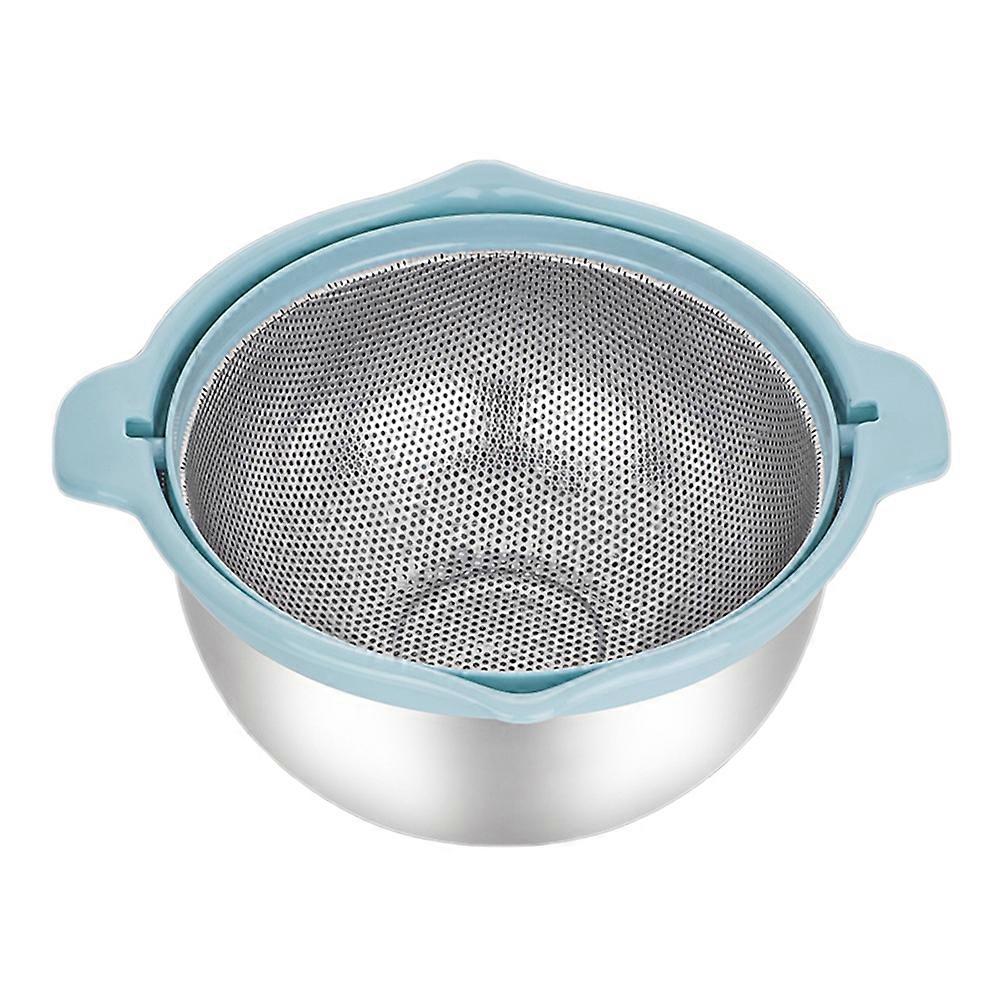 Filter Basin Set Multi Material Kitchen Strainer for Food Storage 1Set