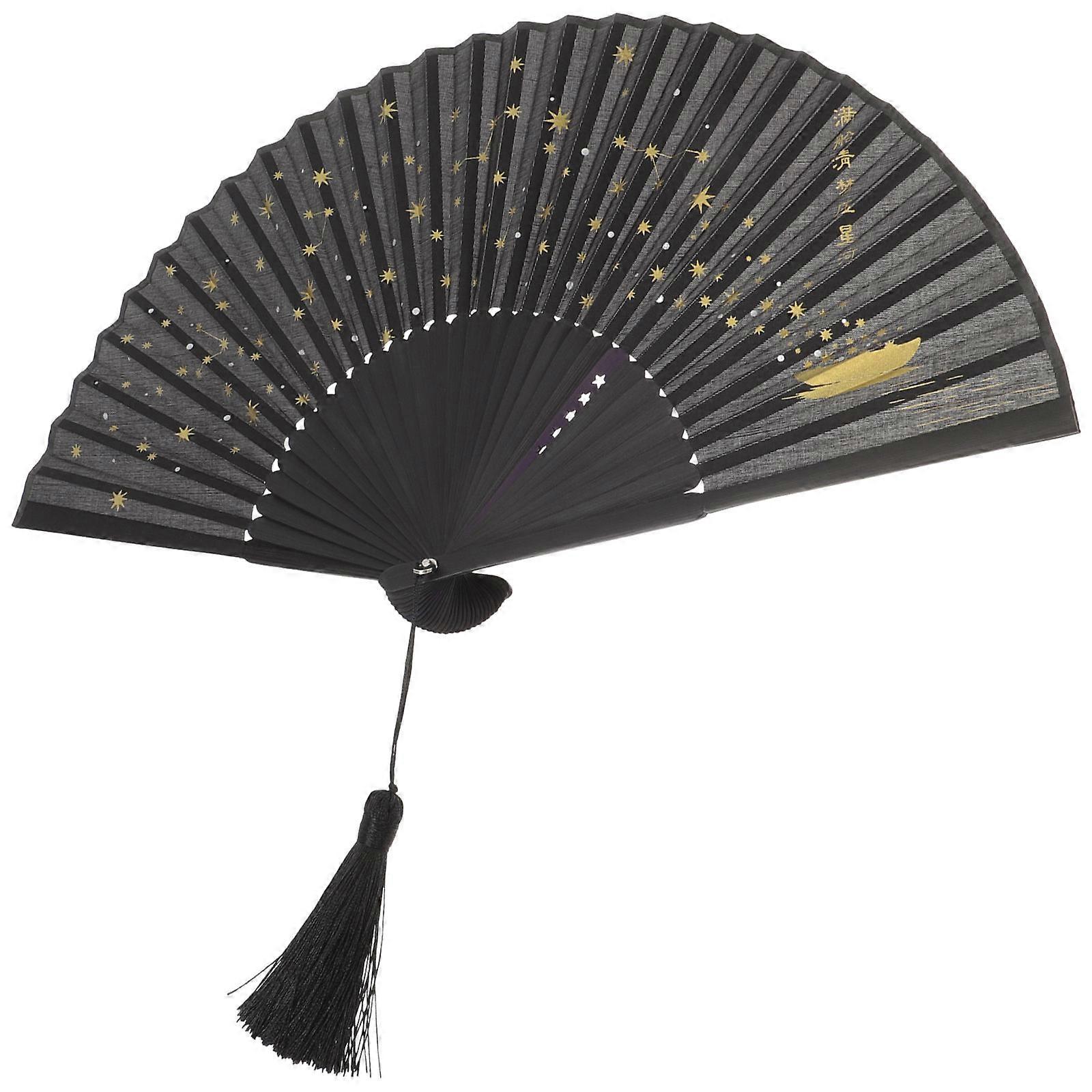 Chinese Style Bamboo Folding Fan for Dancing and Stage Use