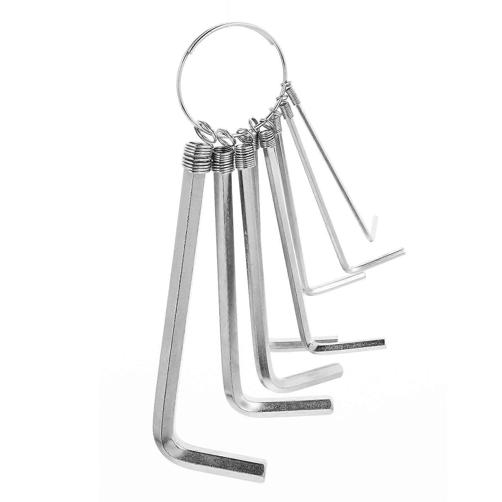 Hexagon Key Wrench Set for Repairing 24Pcs Silver Kit