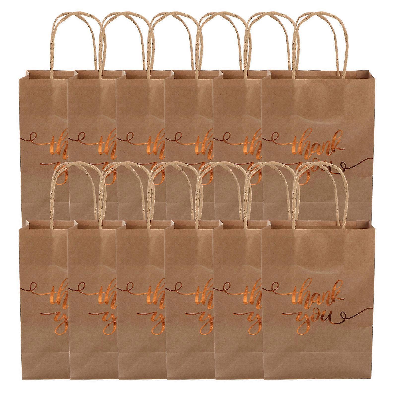 Rectangular Gift Bags Perfect For Storing Small Items Like Candies And Toys In Durable Kraft Material 24Pcs