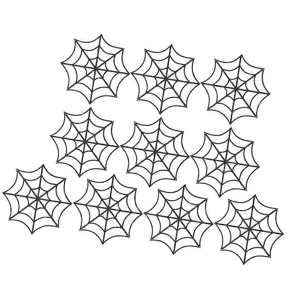 40 Pcs Halloween Themed Spider Web Decor Multi-Purpose Decoration Wall Window Fireplace 20X20CM