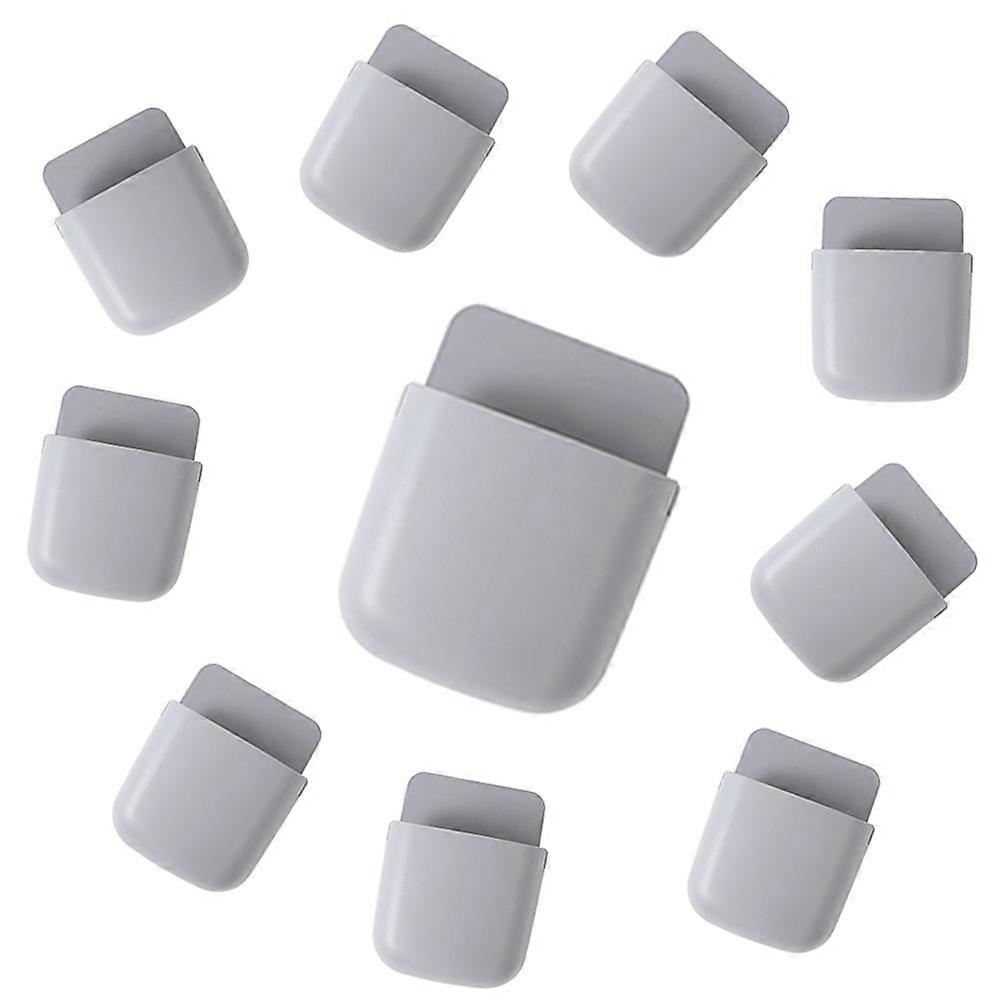Remote Controller Wall Mount Storage Box for Home Use 10Pcs Organizer
