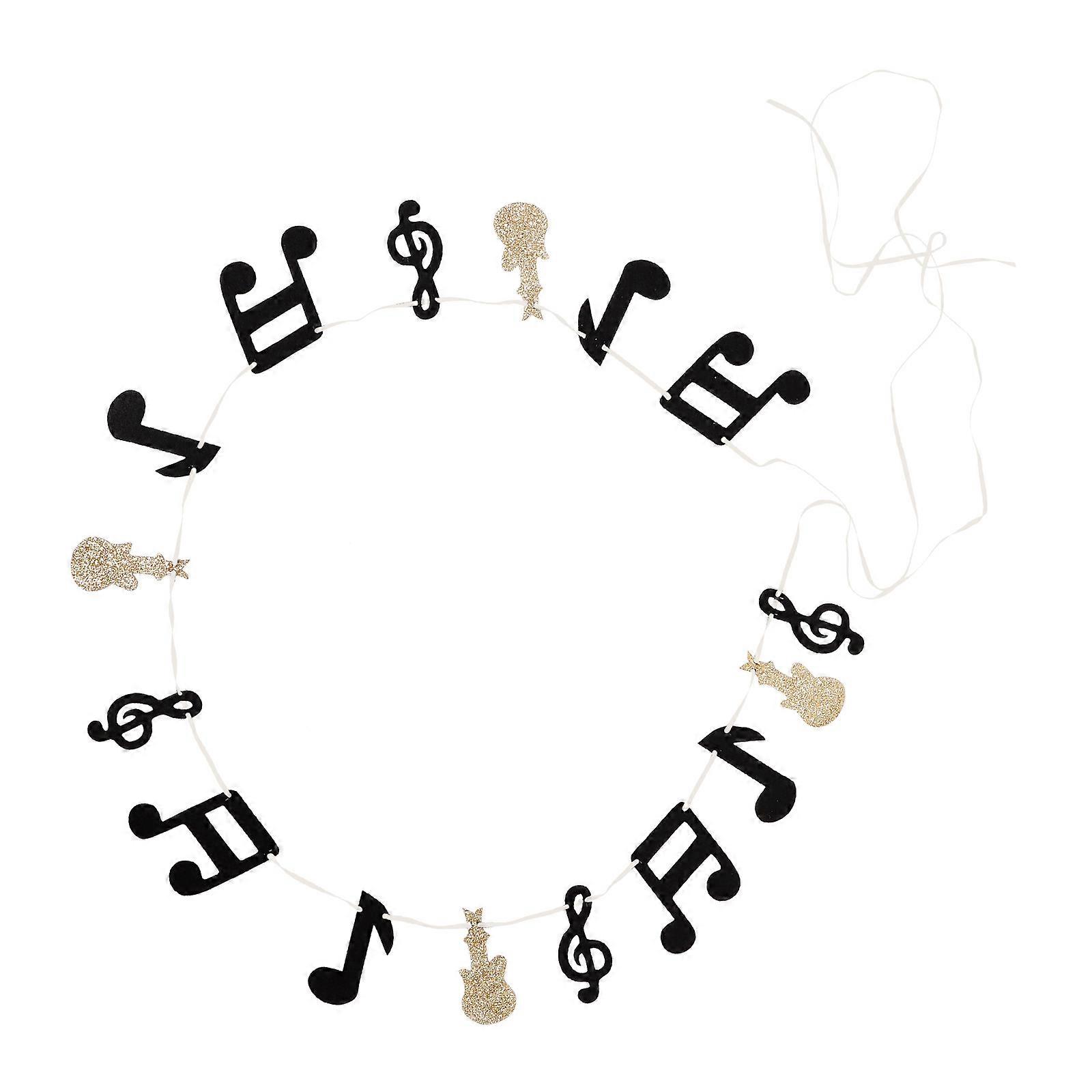 Musical Note Backdrop for Party Decoration in 3Sets with Various Colors