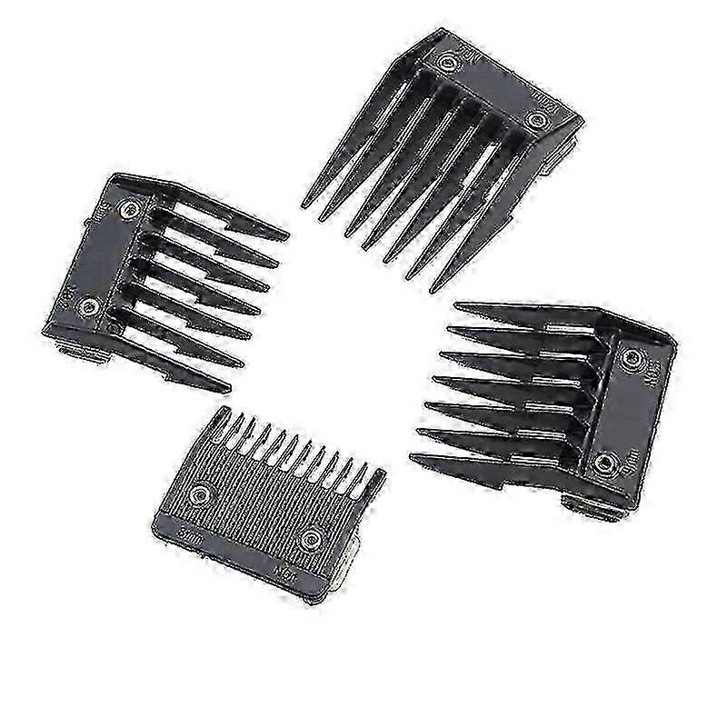 4 Attachment Comb Set for Wahl with Metal Backed Cutting Guide 3mm 6mm 9mm 12mm