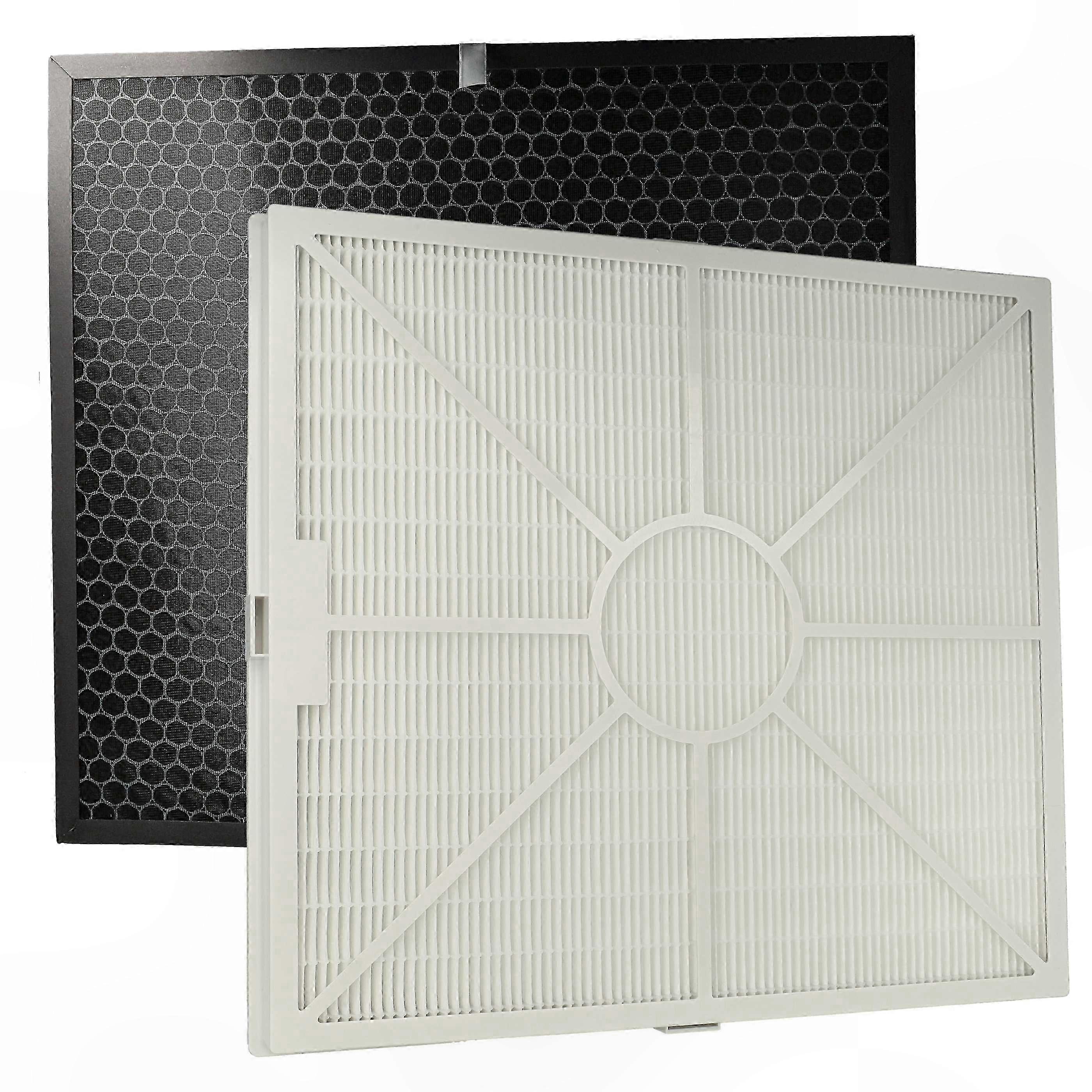 2er-Pack Ersatzfilterset für Luftreiniger – HEPA- und Aktivkohlefilter – Kompatibel mit Lux Aeroguard 4 S-Modellen