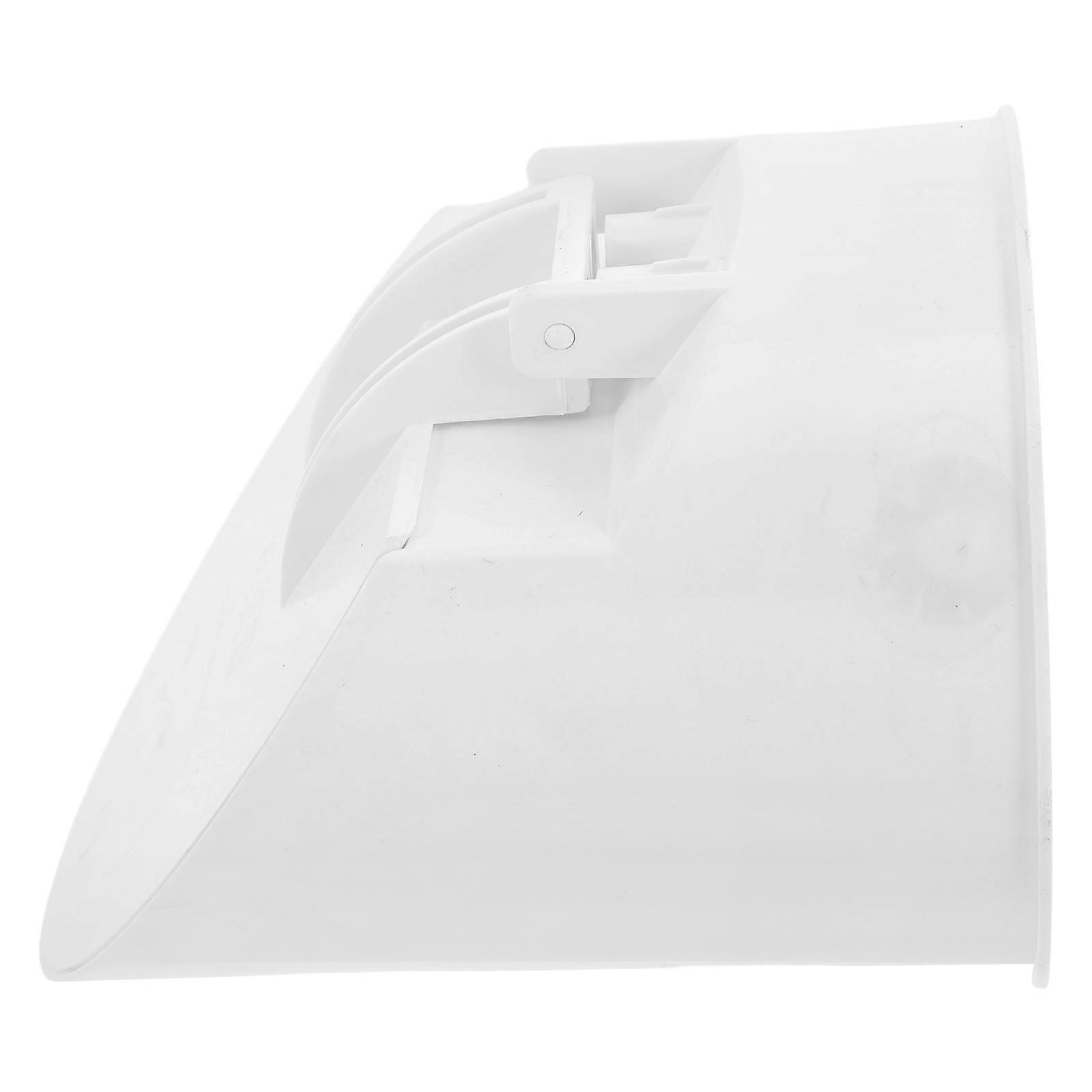 2Pcs PVC Sewer Pipe Caps for Odor Prevention and Drainage White Material