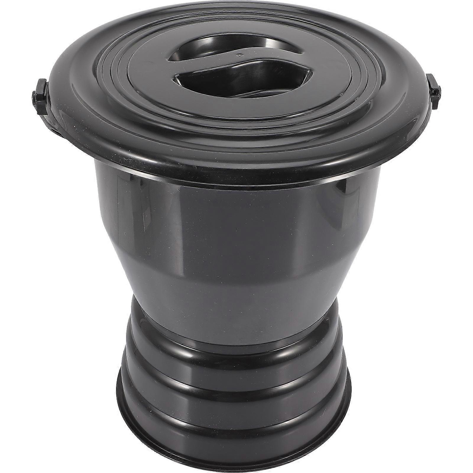 Thicken Chamber Pot Plastic Urinal Pot with Lid for Practical Storage