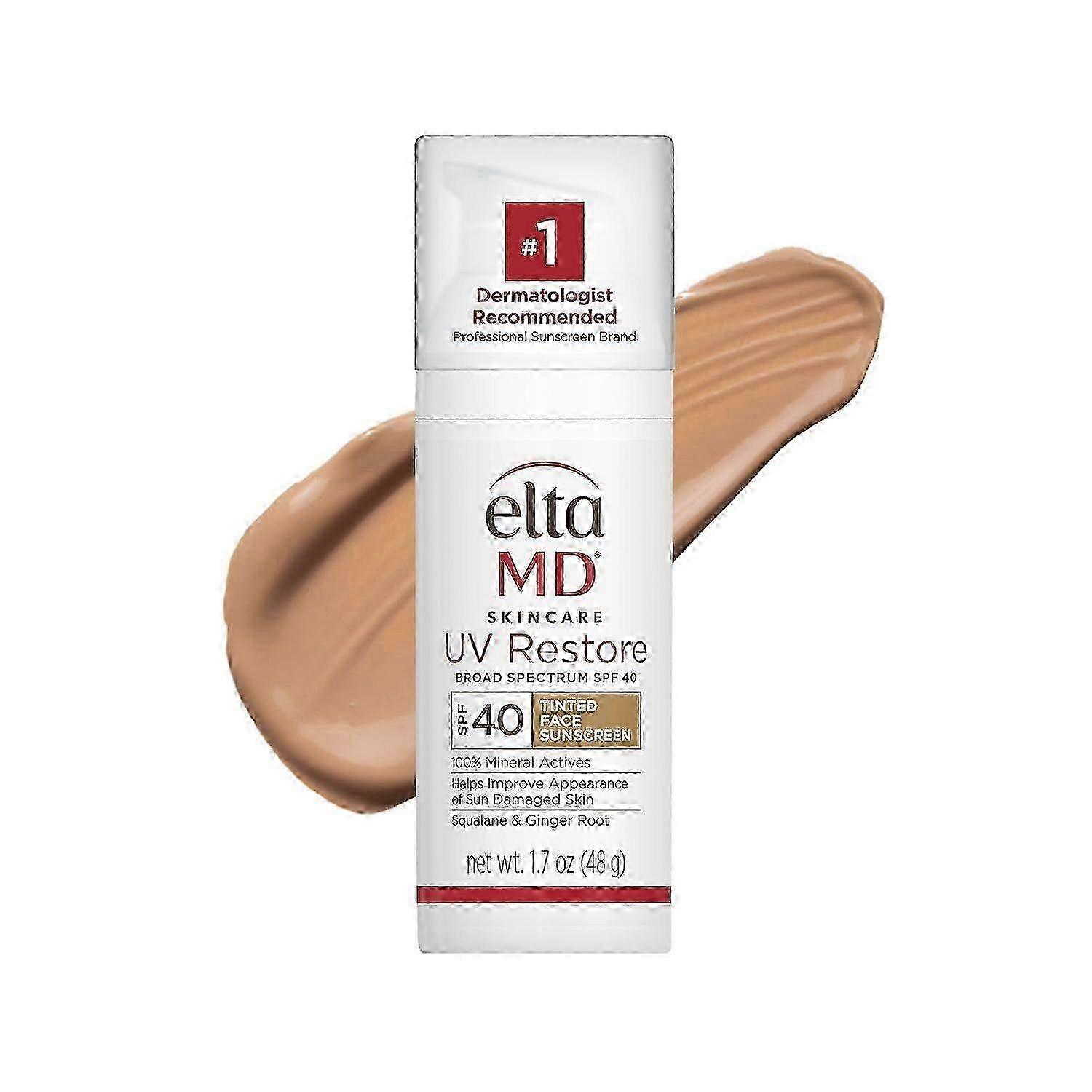 EltaMD UV Restore, Ansiktssolskydd, SPF 40, Mineralsolskydd för solskadad hud 25-26
