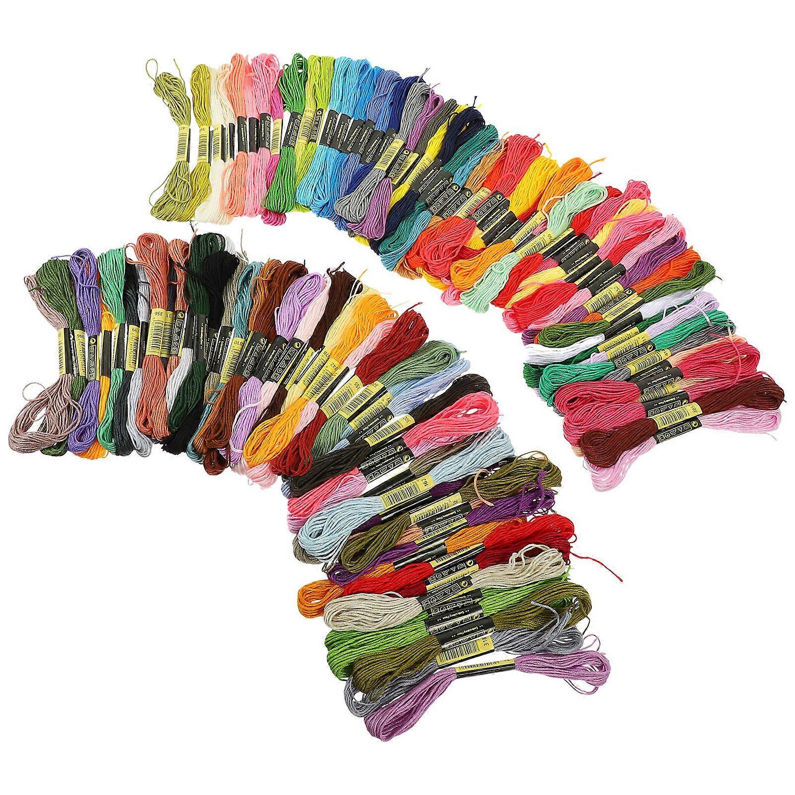 Embroidery DIY Thread Cotton Threads for Crafts Sewing 248Pcs Pack