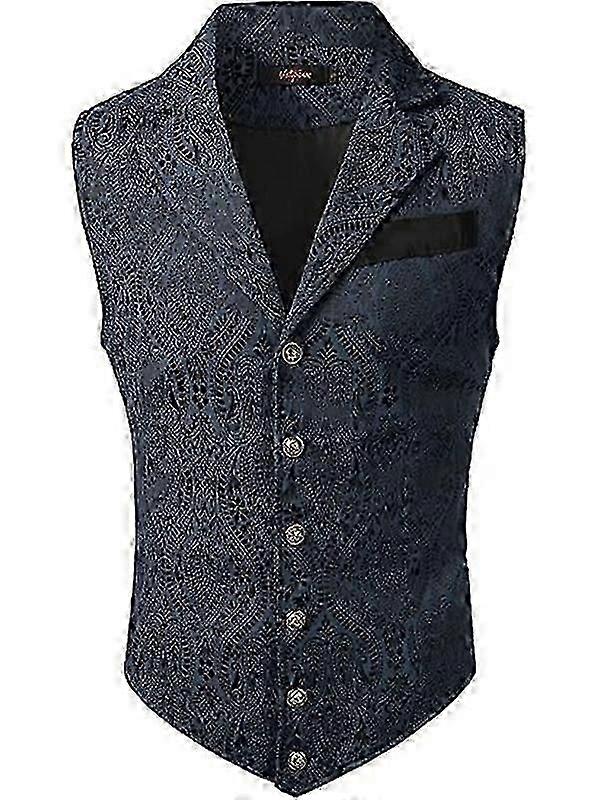 Herren Viktorianische Anzug Weste Steampunk Gothic Weste